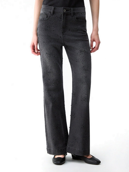 Liu-Jo Pant.flare Glam H.w. - Pantaloni Donna - Nero