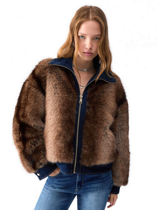 Liu-Jo Denim Giubbino Denim Soft - Capospalla Donna - Visone
