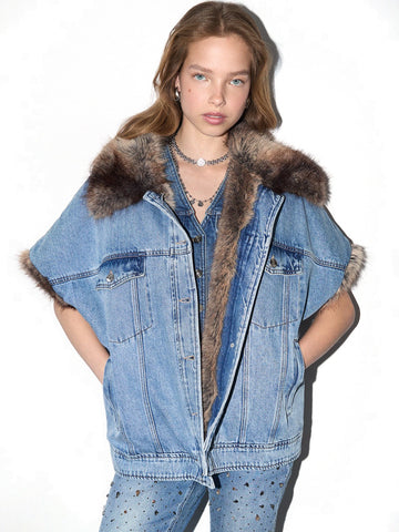 Liu-Jo Denim Gilet Denim Luxury - Capospalla Donna - Denim