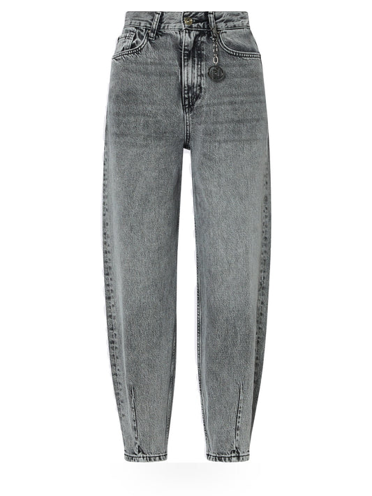 Liu-Jo Denim Pant.new Carrot H.w. - Jeans Donna - Grigio