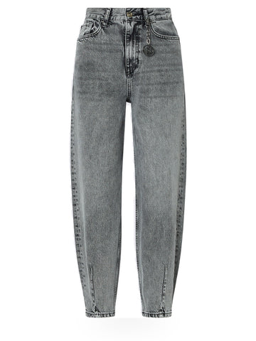 Liu-Jo Denim Pant.new Carrot H.w. - Jeans Donna - Grigio