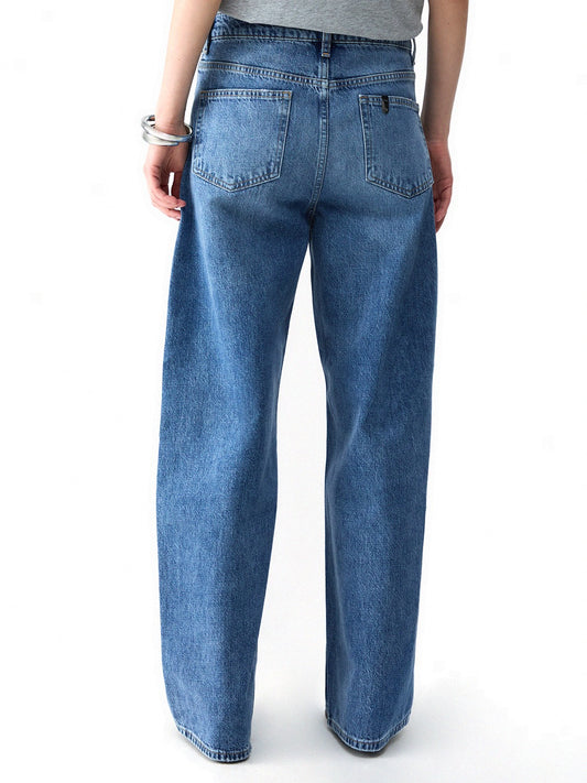 Liu-Jo Denim Pant.straight Awry Reg.w. - Jeans Donna - Denim