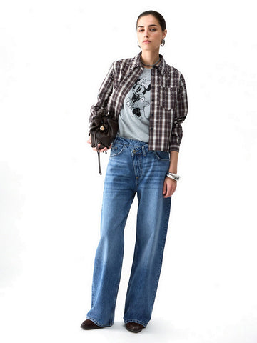 Liu-Jo Denim Pant.straight Awry Reg.w. - Jeans Donna - Denim