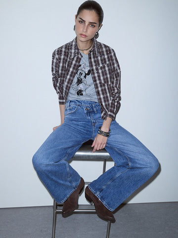 Liu-Jo Denim Pant.straight Awry Reg.w. - Jeans Donna - Denim