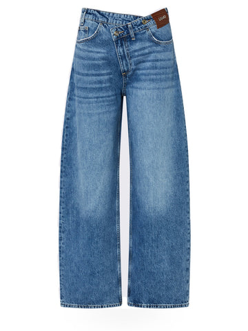 Liu-Jo Denim Pant.straight Awry Reg.w. - Jeans Donna - Denim