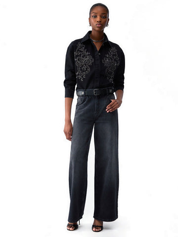 Liu-Jo Denim Pant.candy Belt H.w. - Jeans Donna - Nero