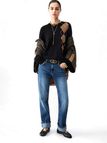 Liu-Jo Denim Pant.new Straight Reg.w. - Jeans Donna - Denim