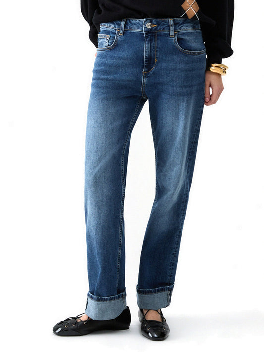 Liu-Jo Denim Pant.new Straight Reg.w. - Jeans Donna - Denim