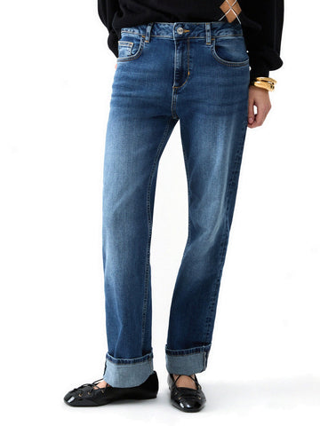 Liu-Jo Denim Pant.new Straight Reg.w. - Jeans Donna - Denim