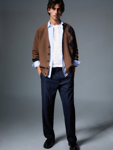 Liu-Jo Man Pants Ts.hopsack - Pantaloni Uomo - Blu