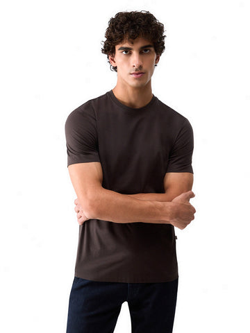 Liu-Jo Man T-shirt Mercertee - T-Shirt Uomo - Marrone