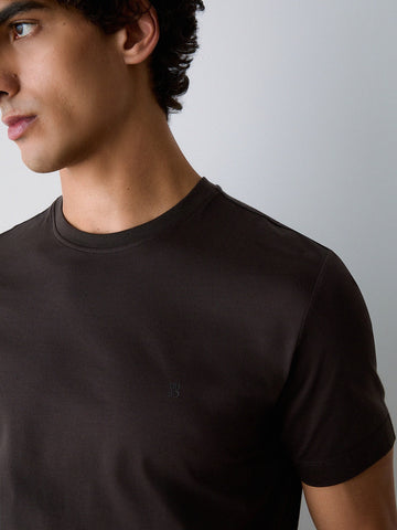 Liu-Jo Man T-shirt Mercertee - T-Shirt Uomo - Marrone