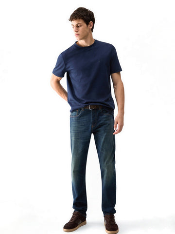 Liu-Jo Man T-shirt Mercertee - T-Shirt Uomo - Blu Navy