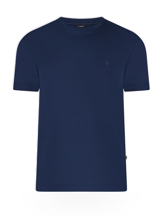 Liu-Jo Man T-shirt Mercertee - T-Shirt Uomo - Blu Navy