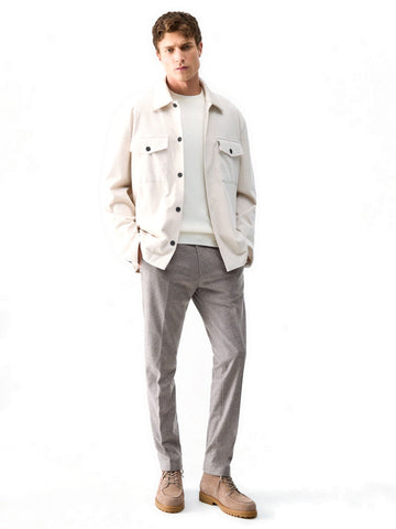 Liu-Jo Man Panta Pant- Beaver - Pantaloni Uomo - Grigio