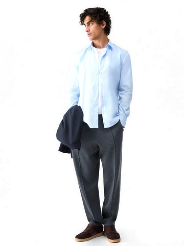 Liu-Jo Man Pant.maglia Lungo - Pantaloni Uomo - Grigio