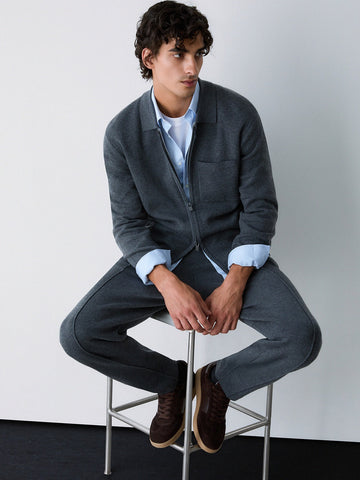 Liu-Jo Man Pant.maglia Lungo - Pantaloni Uomo - Grigio