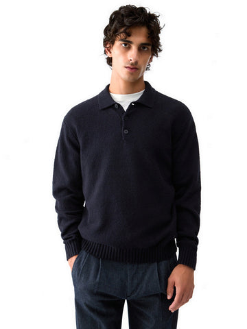 Liu-Jo Man Maglia Chiusa M/l - Maglieria Uomo - Blu Navy