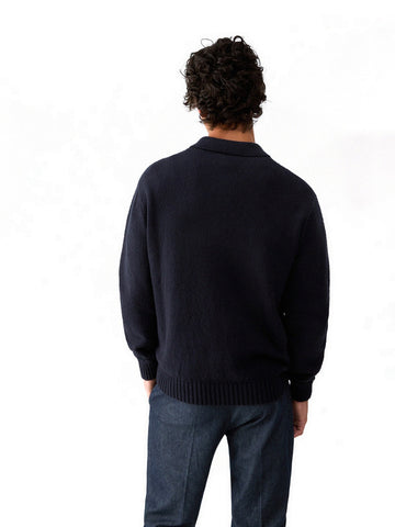 Liu-Jo Man Maglia Chiusa M/l - Maglieria Uomo - Blu Navy