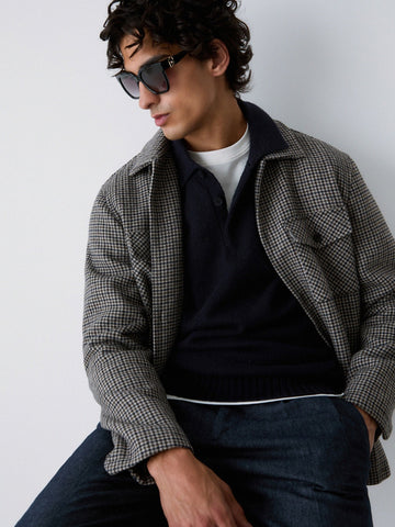 Liu-Jo Man Maglia Chiusa M/l - Maglieria Uomo - Blu Navy