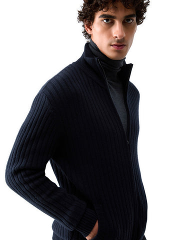 Liu-Jo Man Maglia Aperta M/l - Maglieria Uomo - Blu
