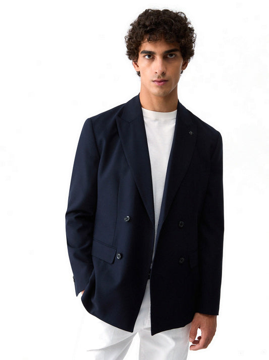 Liu-Jo Man Giacca Ts.hopsack - Capospalla Uomo - Dark Blue