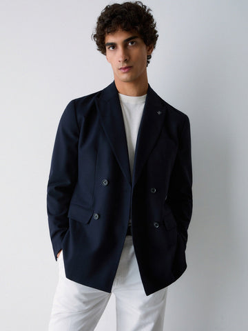 Liu-Jo Man Giacca Ts.hopsack - Capospalla Uomo - Dark Blue