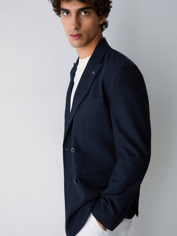 Liu-Jo Man Giacca Ts.hopsack - Capospalla Uomo - Dark Blue