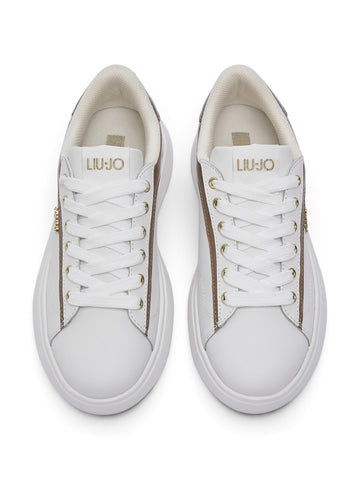 Liu-Jo Shoes Casper 01 - Sneaker Donna - White/Havana
