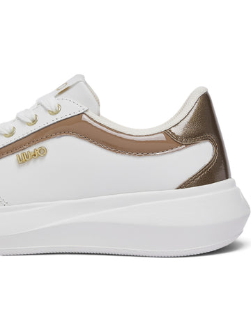 Liu-Jo Shoes Casper 01 - Sneaker Donna - White/Havana
