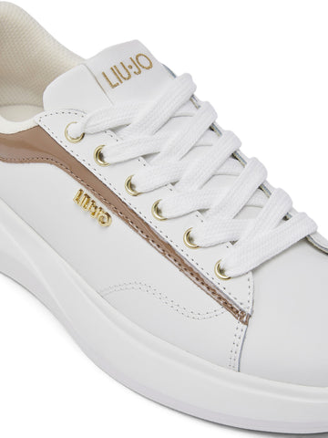 Liu-Jo Shoes Casper 01 - Sneaker Donna - White/Havana