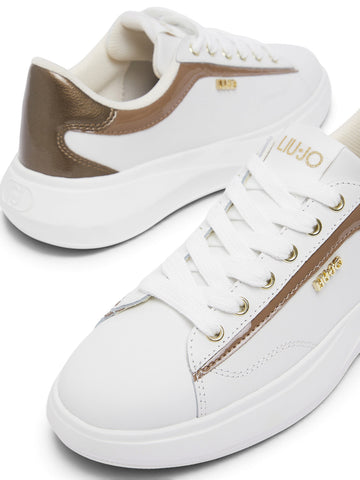 Liu-Jo Shoes Casper 01 - Sneaker Donna - White/Havana