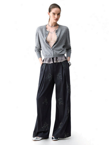 Liu-Jo White Maglia Aperta M/l Con Tessuto - Maglieria Donna - Grigio