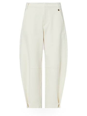 Liu-Jo White Pant Balloon - Pantaloni Donna - Panna