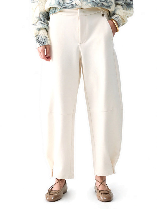 Liu-Jo White Pant Balloon - Pantaloni Donna - Panna