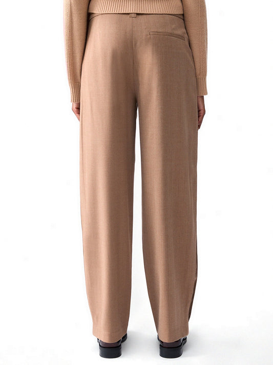 Liu-Jo White Balloon Pant - Pantaloni Donna - Camel Resca Mix