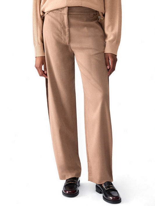 Liu-Jo White Balloon Pant - Pantaloni Donna - Camel Resca Mix