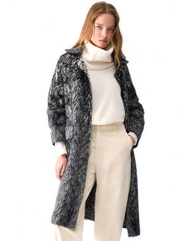 Liu-Jo White Cappotto Maglia Brushed - Capospalla Donna - Beige
