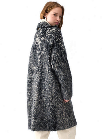 Liu-Jo White Cappotto Maglia Brushed - Capospalla Donna - Beige