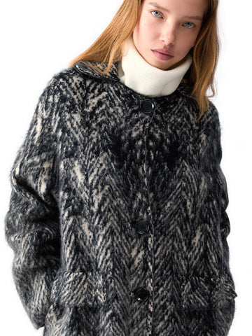 Liu-Jo White Cappotto Maglia Brushed - Capospalla Donna - Beige