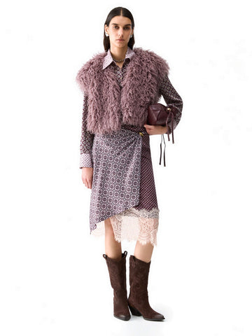 Liu-Jo White Gilet Cropped - Donna - Viola