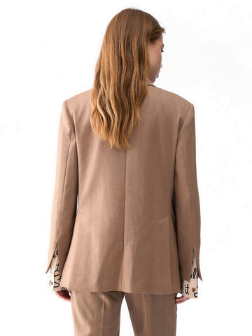 Liu-Jo White Blazer - Capospalla Donna - Camel