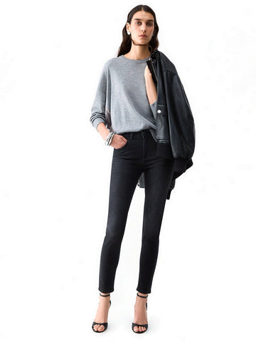 Liu-Jo White Maglia M/l Spicchi Lateral - Maglieria Donna - Grigio