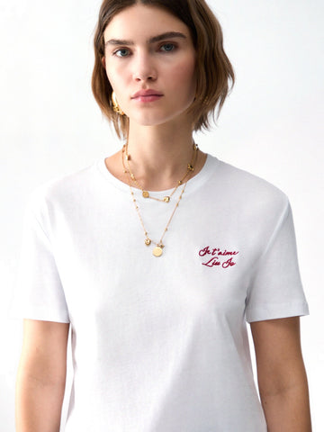 Liu-Jo White T-shirt Slim Fit M/c - T-Shirt Donna - Bianco