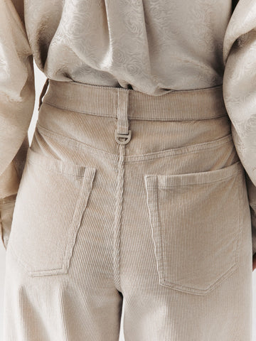Marella Pantalone Lungo - Pantaloni Donna - Tortora