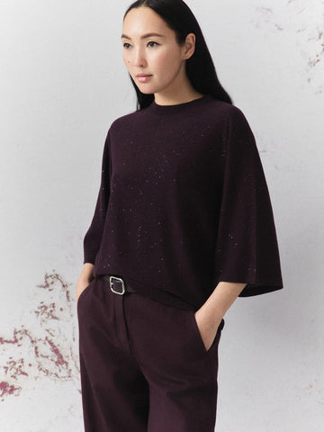 Marella Maglia-Canottiera-Top - T-Shirt Donna - Mora