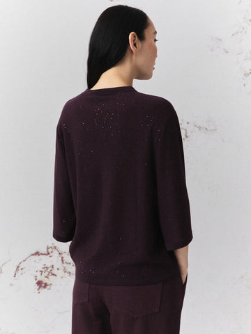Marella Maglia-Canottiera-Top - T-Shirt Donna - Mora