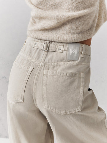 Marella Pantalone Lungo - Pantaloni Donna - Tortora
