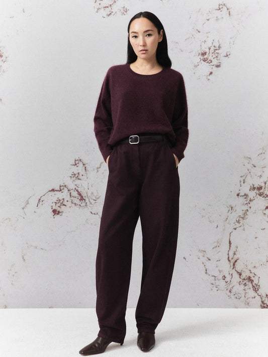 Marella Pantalone Lungo - Pantaloni Donna - Mora