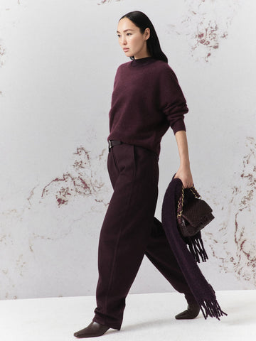 Marella Pantalone Lungo - Pantaloni Donna - Mora